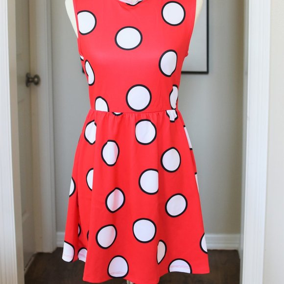 Disney Minnie Mouse Costume, Cosplay-  Size S Dress Only - Picture 1 of 5